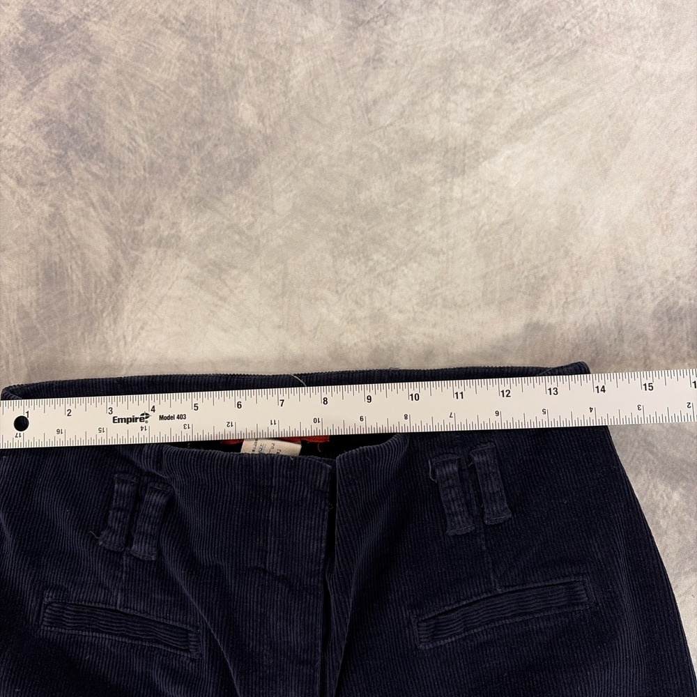 Cartonnier Corduroy Wide Leg Pants Womens 8 Navy Blue High Rise Trouser - Picture 5 of 10